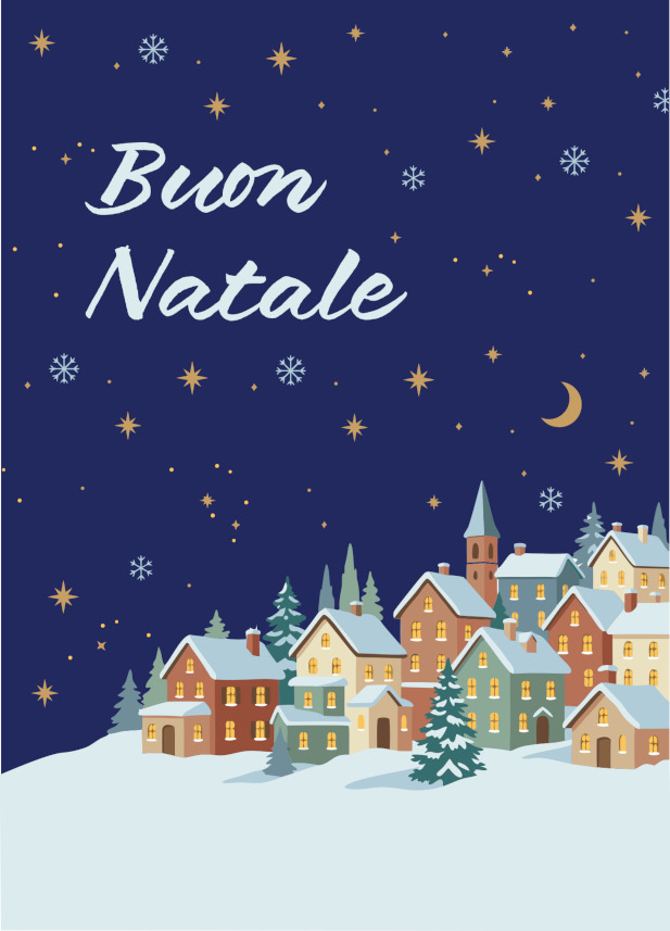 biglietto di auguri per il Natale