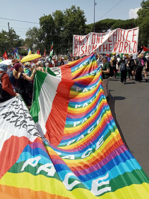 Image Roma, 21 giugno 2025 - Manifestazione #stoprearm